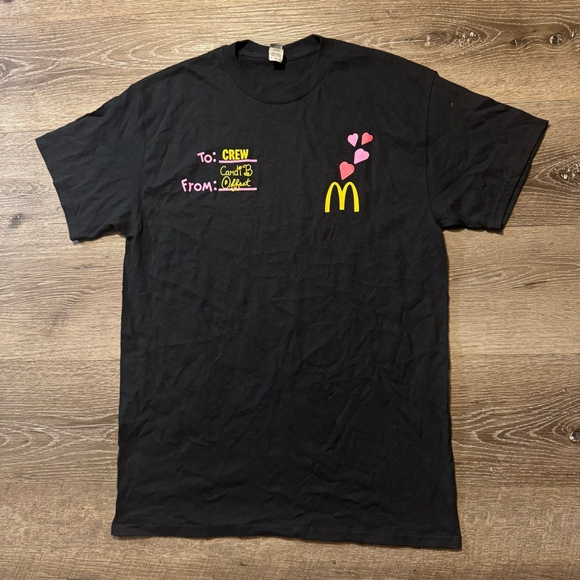 Cardi B Offset X McDonald's Short Sleeve Shirt Medium - Picture 1 of 5